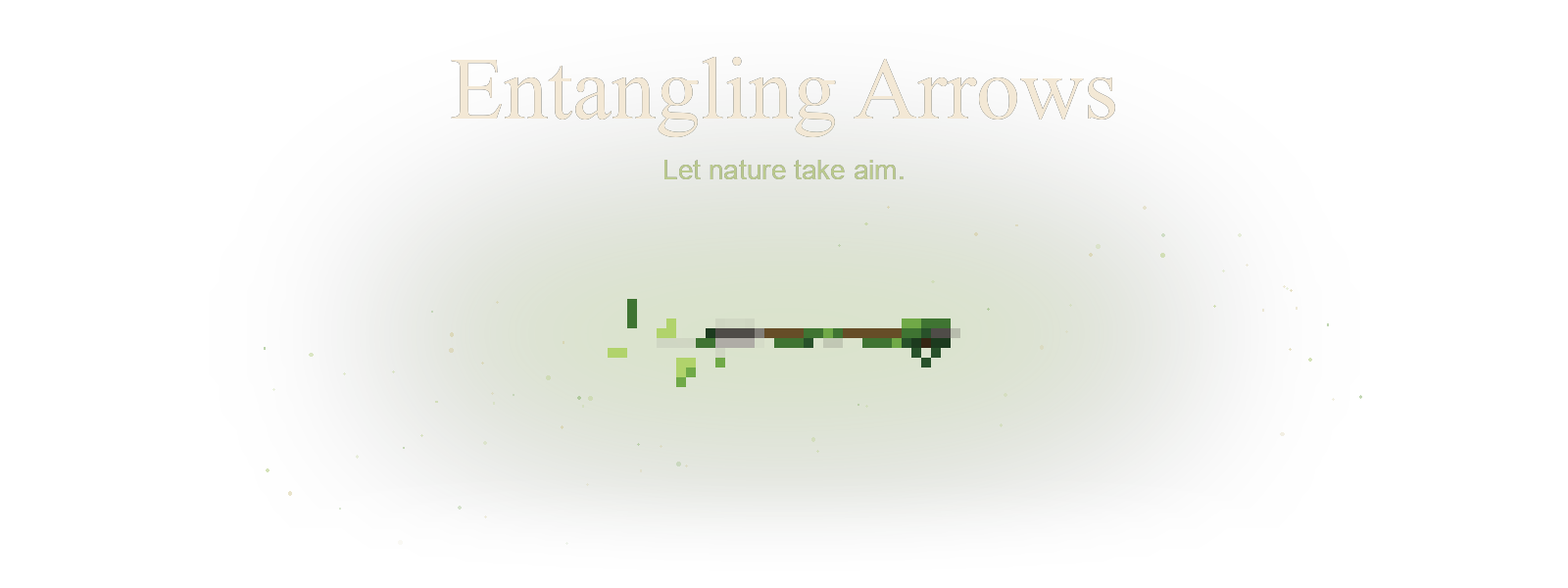 Entangling Arrows flying east with particle effects