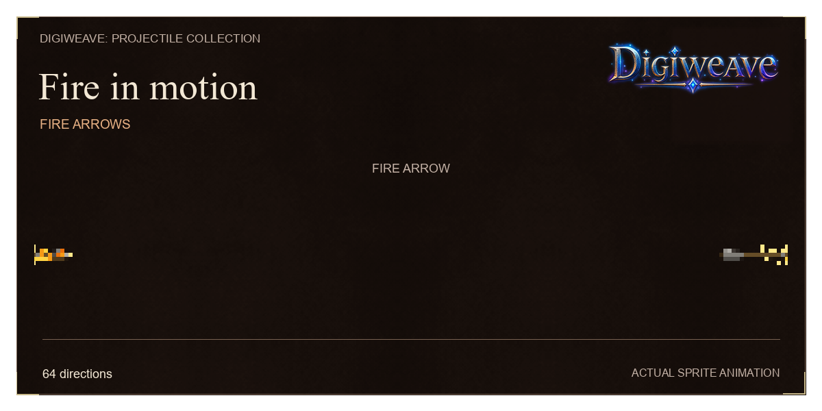 Fire Arrows flying across the screen